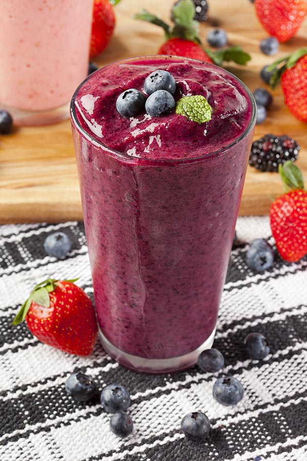 smoothies fruit smoothie from cafe bistro